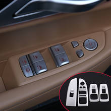 Embellecedor de botón de ventana de coche, cubierta para elevador de ventana de ABS, marco de interruptor, embellecedor, para BMW serie 7, 730li, 740li, 2016-2017 2024 - compra barato