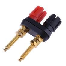 1pcs Gold Plated Banana Plug Connector Speaker Amplifier Extended Terminal Binding Post Terminal Connector for Speaker Amplifier 2024 - compre barato