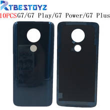 Carcasa trasera para Motorola Moto G7 XT1962, cubierta trasera G7 Play, Panel de batería nuevo para moto G7 Power, 10 unids/lote 2024 - compra barato