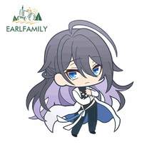 Earlfamily 13cm x 12.7cm para jakurai chibi adesivos de carro moda decalque personalidade vinil material decalques para carros decoração 2024 - compre barato