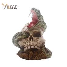 12cm crânio animal resina artesanato horror festa decoração para casa tanque de peixes waterscape caverna decoração personalizada 2024 - compre barato