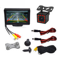 4.3 Inch Car Monitor TFT LCD HD Digital Screen for Reverse Rear View Camera DVD VCD with Parking Back IR camera 2024 - buy cheap