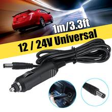 Car Cigarette lighter plug cable 1m/2m/3m 12V Portable DC  5.5*2.1mm male connector car charger Extension Cable Socket Cord 2024 - buy cheap