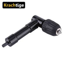 90 Degree Right Angle Keyless Chuck Impact Drill Adapter Electric Power Cordless Drill Attachment Angle Adaptor MAX/  25N*m 2024 - buy cheap