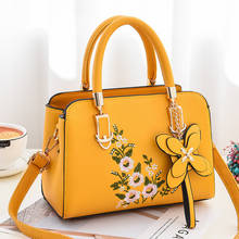 2022 New Lady Handbag Brand Designer Messenger Bag Embroidered Flower Large Capacity Shoulder Bag High Quality Small Square Bag 2024 - buy cheap