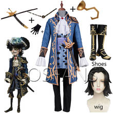 Game Identity V Cosplay Costumes Jose Baden Cosplay Outfit Captain Hook Skin Survivor Halloween Cosplay Wigs shoes Accessories 2024 - buy cheap