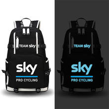 Mochila con estampado luminoso Team Sky Pro Cycle, bolsa militar de gran capacidad para viaje, mochilas escolares de lona 2024 - compra barato