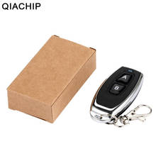 QIACHIP Wireless 433 Mhz 2 CH RF Remote Control Switch Learning 1527 Code Button 433MHz Transmitter For Light Switch Car Key Diy 2024 - buy cheap