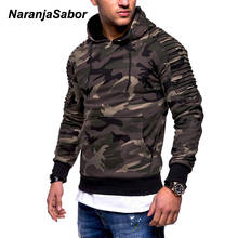 NaranjaSabor Men's Hoodies Autumn Sportswear Long Sleeve Camouflage Hooded Shirt Mens Brand Clothing Male Casual Sweatshirt N540 2024 - buy cheap