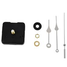 Clock Movement Mechanism with Silver Hour Minute Second Hand DIY Tools Kit 2024 - buy cheap