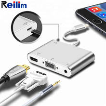 For lightning to hdmi digital av tv adapter cable for ipad converter vga for iphone X iphone 8 ipad series hot selling Converter 2024 - buy cheap