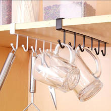 6 ganchos para colgar tazas, armario de cocina debajo del estante de almacenamiento, organizador, gancho 2024 - compra barato