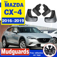 4Pcs Car Mud Flaps For Mazda cx-4 cx 4 2016-2019 Mudflaps Splash Guards Mud Flap Mudguards Fender 2017 Mudguards Fender 2024 - buy cheap