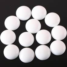 10Pcs 16MM Round Cabochon CAB Natural Stone White Porcelain Jades No Drilled Hole Bead For DIY Jewelry Gift for Men Women K904 2024 - buy cheap