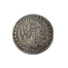 Moneda de dragón y León coleccionable, placa de plata 1921, monedas conmemorativas, artesanías, recuerdo coleccionable, regalos de decoración del hogar 2024 - compra barato
