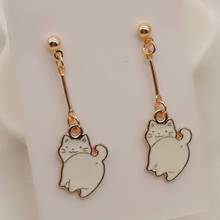 Hot sale animal earrings cute cat earrings women jewelry 2024 - buy cheap