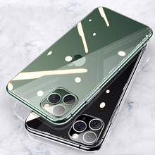Ультратонкий прозрачный силиконовый чехол для телефона для iphone 11 Pro Max чехол для iphone XR XS Max X 7 8 6 6S Plus мягкая прозрачная задняя крышка из ТПУ 2024 - купить недорого
