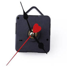 Mute DIY Heart Shaped Clock Mechanism Repair Parts Classic Hanging Black Quartz Watch Quartz Wall Clock Movement 2024 - buy cheap