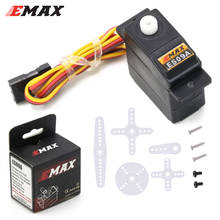 RC Servo,Emax ES09A двойной подшипник Аналоговый сервопривод для 450 вертолета/хобби самолета/RC модель/Самолет задний сервопривод 2024 - купить недорого