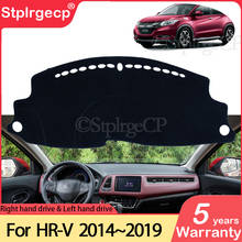 Alfombrilla antideslizante para salpicadero de coche, protector para salpicadero, parasol, accesorios para alfombra HRV HR V 2014 2019, para Honda HR-V Vezel 2016 ~ 2018 2024 - compra barato