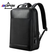 Мужской рюкзак для ноутбука BOPAI 15,6 дюйма, вместительный водонепроницаемый рюкзак для ноутбука, повседневный рюкзак для подростков 2024 - купить недорого