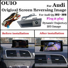 Original Screen PQ MIB MQB Reversing camera Image| For Audi Q3 2012 ~ 2016 Dynamic track camera |HD Backup Rear camera 2024 - buy cheap