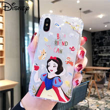 Disney is suitable for iPhone12promax phone case xs xr protection cover cartoon Snow White for iphone 11 phone cases 2024 - buy cheap