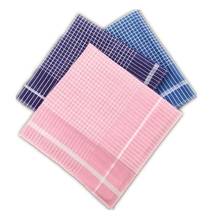 Polyester Cotton Plaid Light Color Ladies Handkerchief Square Scarf Female Retro Handkerchief  29*29cm 2024 - buy cheap