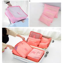 6pcs/set Travel Organizer Storage Bags Portable Luggage Organizer Clothes Tidy Pouch Suitcase Packing Cube Case Waterproof Bag 2024 - buy cheap