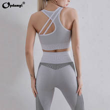 Yoga Sets Women Gym Clothes High Waist Legging And Sports Bra Outfits Workout Sportswear Fitness Zip Coat Long Sleeve Yoga Suit 2024 - buy cheap