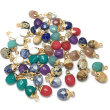 Pedra natural pingentes & colar forma oval colar pingente para fazer jóias suprimentos encantos jóias para diy acessórios 2024 - compre barato