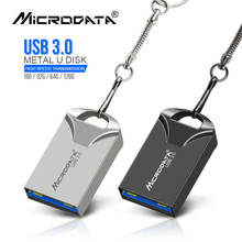 Super mini 16GB 32GB 64GB 128GB pendrive metal USB flash drive pen drive USB 3.0 waterproof silver u disk memoria cel usb stick 2024 - buy cheap
