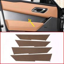 ABS Plastic Car Interior Door Handle Panel Cover Trim For Land Rover Range Rover Velar 2017 2018 Sands Wood Grain 2024 - buy cheap