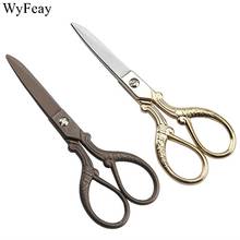 Retro Gold/Bronze Tailor's Scissors Antique Design Embroidery Sewing Scissors for Needlework Tailor Shears Zakka DIY Hand Tools 2024 - buy cheap