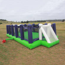 Factory direct inflatable games Inflatable Football Field oxford soccer pitch 2024 - buy cheap