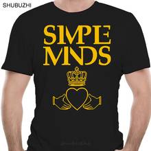 SIMPLE MINDS Rock Band Logo T-Shirt BW Size XS-3XL cotton tshirt men summer fashion t-shirt euro size 2024 - buy cheap