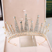 Bridal tiara birthday big crown sweet princess rhinestone headband hair accessories wedding tiara wedding accessories 2024 - buy cheap