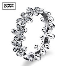 BFH-Anillos de Compromiso de cristal para mujer, joyería de amor de circonita AAA, elegantes, para boda, fiesta, navidad, regalos 2024 - compra barato