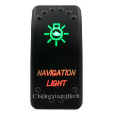12v 24v, fora, acima do verde & para baixo vermelho led retroiluminado-luz de navegação-interruptor de balancim do laser para o interruptor de impulso do ônibus do caminhão do barco do carro 2024 - compre barato