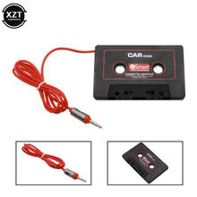 Автомобильный Кассетный адаптер кассеты MP3-плеер конвертер с 3,5 мм разъемом для iPod для iPhone Mp3 AUX кабель CD плеер 2024 - купить недорого