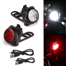 Led bicicleta luz da cauda usb exigível mini luzes traseiras ipx6 à prova dwaterproof água aviso de segurança ciclismo luz capacete clipe lâmpada luz 2024 - compre barato