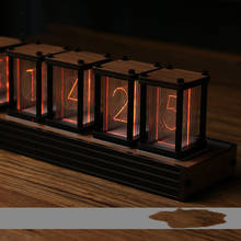 RGB pseudo glow tube clock DIY kit LED desktop creative decoration boyfriend gift 2024 - buy cheap