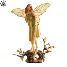 Скандинавский Декор для дома, статуэтка милой девочки, скульптура ангела из смолы, аксессуары для украшения гостиной, бара, офиса, фигурки для помещений A2314 2024 - купить недорого