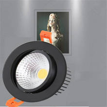 Foco de luz LED regulable para empotrar, lámpara de techo de decoración, superbrillante, COB, 5W, 7W, 12W, 15W y 18W, AC85-265V 2024 - compra barato