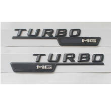 Emblemas de emblema de letras preto turbo///amg, emblemas de emblema para mercedes amg 2024 - compre barato