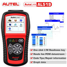 Autel AutoLink AL519 OBD2 Auto Scanner Diagnostic Tool OBD 2 Car Diagnostic Scanner Eobd Automotivo Automotriz Automotive T 2024 - buy cheap