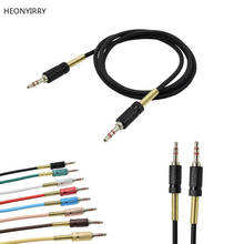 3,5 мм аудио кабель Jack 3,5 папа-папа металлический аудио Aux кабель для iPhone автомобильные наушники Динамик провод Aux шнур MP3 2024 - купить недорого