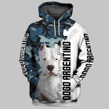 Dogo-Sudadera con capucha para hombre y mujer, suéter con estampado en 3D de animales, ropa para Parte Superior Femenina, de diferentes colores, envío directo 06 2024 - compra barato