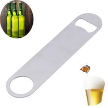 Multifunction Stainless Steel Large Flat Speed Bottle Cap Opener Remover Bar Blade Home Hotel Professional Beer Bottle Opener 2024 - buy cheap