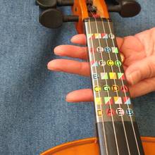 Violin Beginer learning tools 4/4 Violin Fiddle Fingerboard Chord Note Stickers Fret Markers Labels Multicolor 2024 - buy cheap